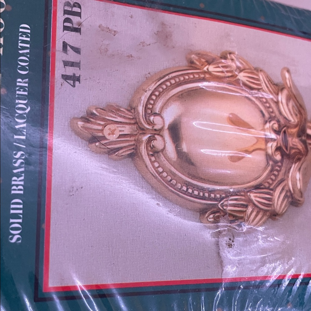 Solid Brass Double Robe Hook - Picture 3 of 3